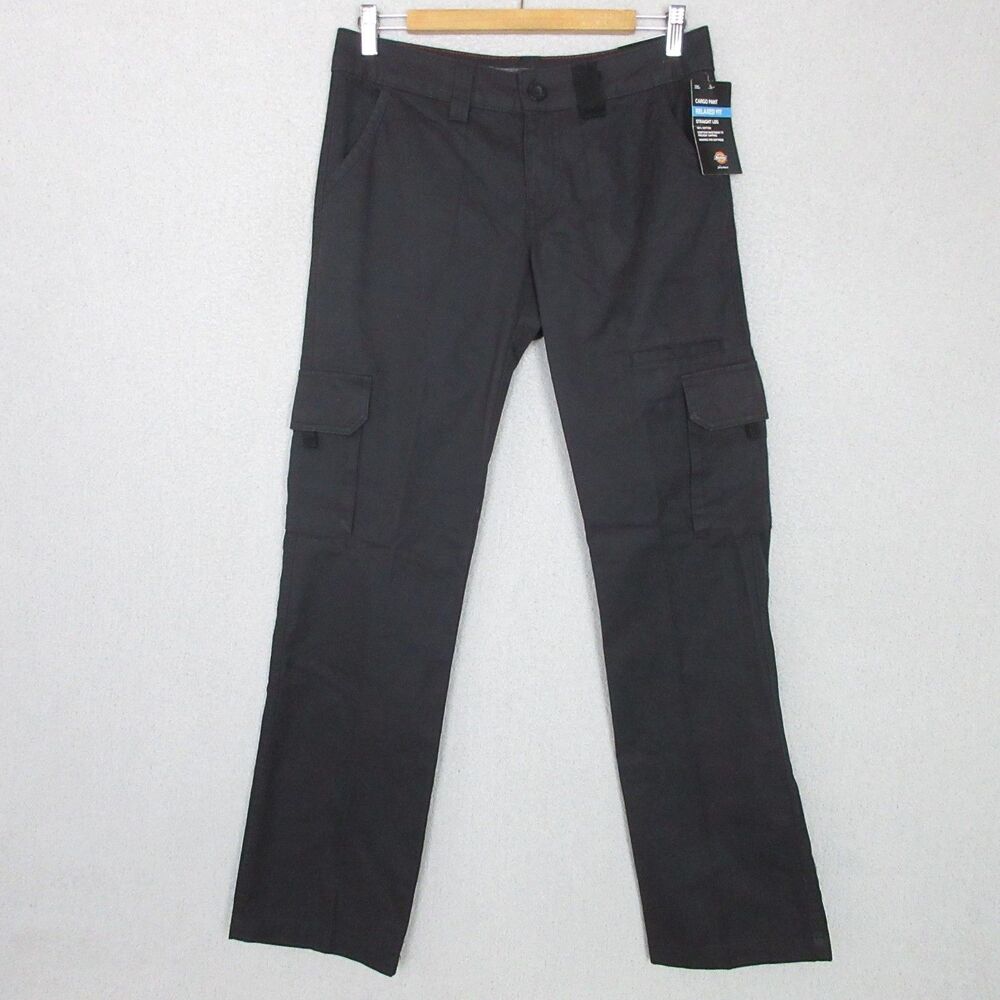 NWT Dickies Twill Cargo Pants Womens Size 4R Straight Leg‎ Relaxed Fit Workwear